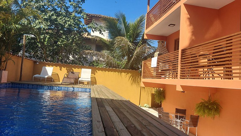 Algodão – Cosy Flat, Pool, 50m from the Beach, Private Barbe