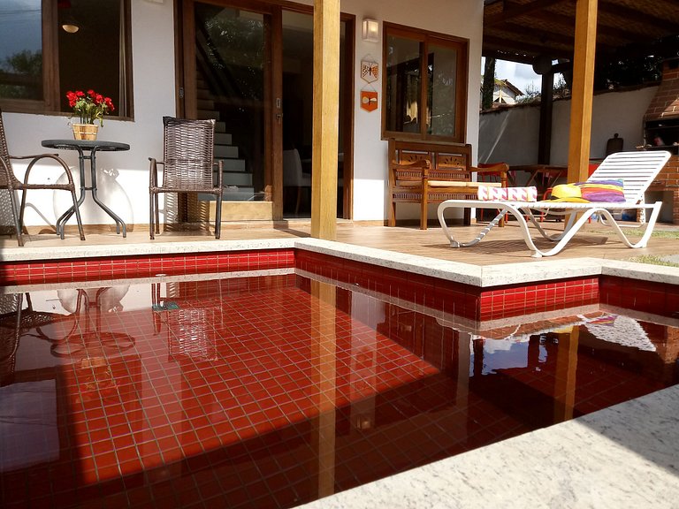 Casa Moderna em Paraty, 3 suites, piscina & churr, WiFi, Net