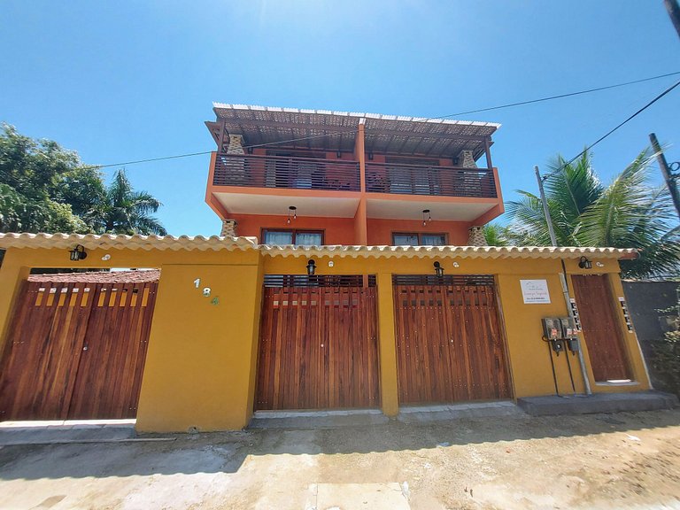 Cedro - Cosy Flat Near the Beach with kitchen, private BBQ,