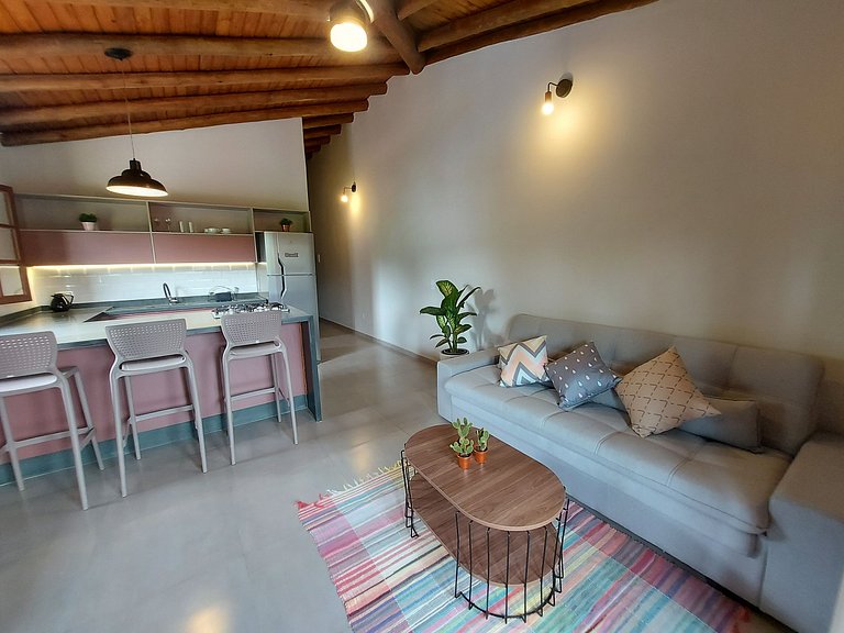 Sapeca - Cosy apart with kitchen, 50m from the Beach, Privat