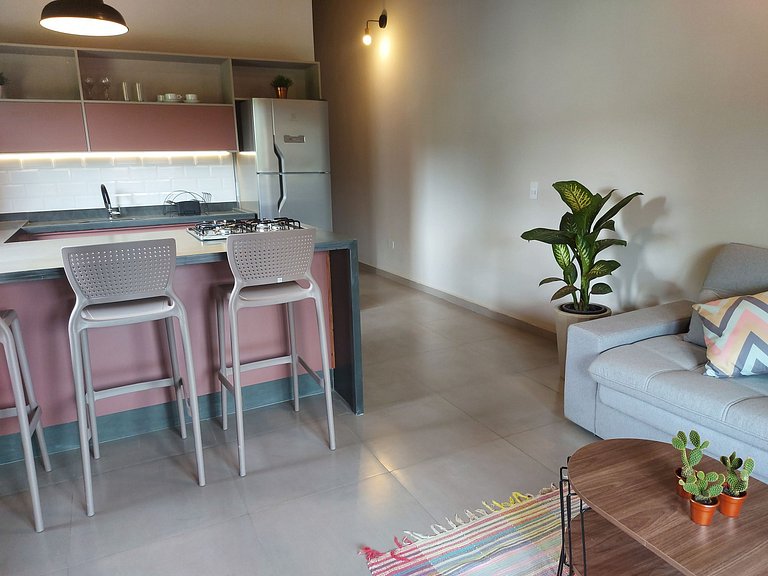 Sapeca - Cosy apart with kitchen, 50m from the Beach, Privat