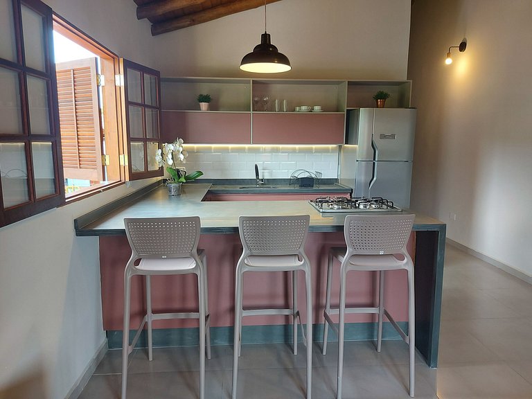 Sapeca - Cosy apart with kitchen, 50m from the Beach, Privat