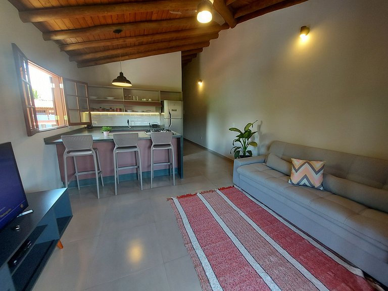 Sapeca - Cosy apart with kitchen, 50m from the Beach, Privat